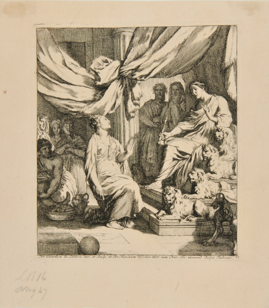 THE QUEEN OF SHEBA VISITING KING SOLOMON