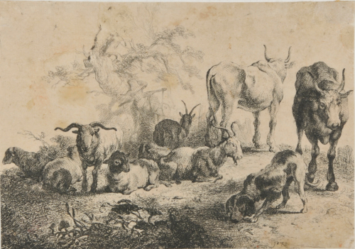 CATTLE AND MILKMAID