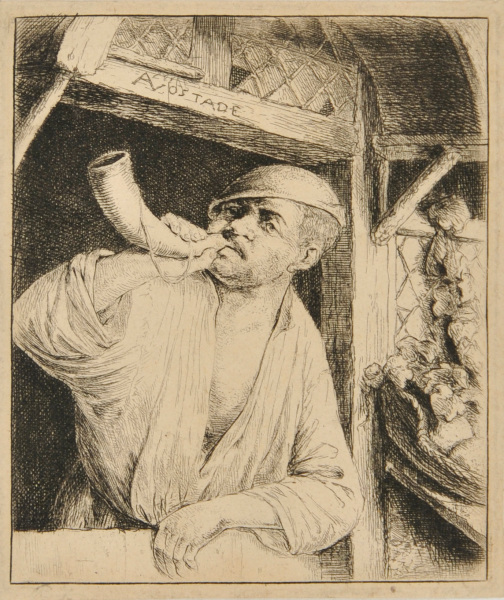 THE BAKER SOUNDING HIS HORN