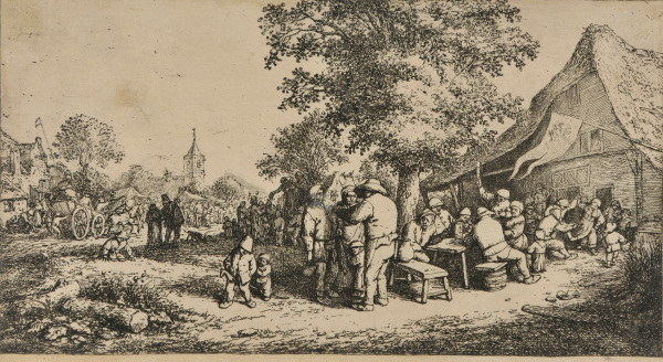 VILLAGE FESTIVAL, WITH THE LARGE TREE