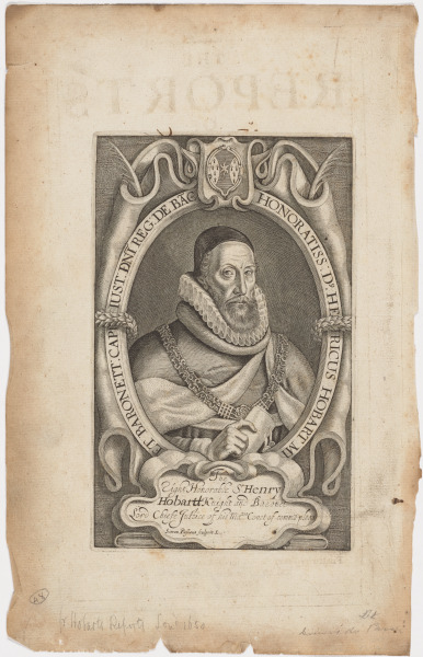 PORTRAIT OF SIR HENRY HOBARTT