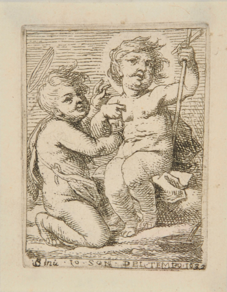 THE CHRIST CHILD AND THE INFANT SAINT JOHN THE BAPTIST