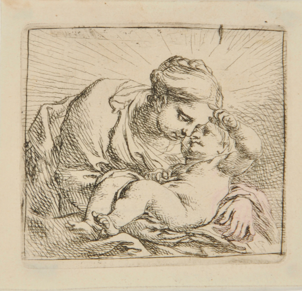 VIRGIN AND CHILD, TURNED RIGHT