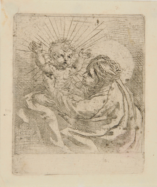 VIRGIN HOLDING UP CHILD