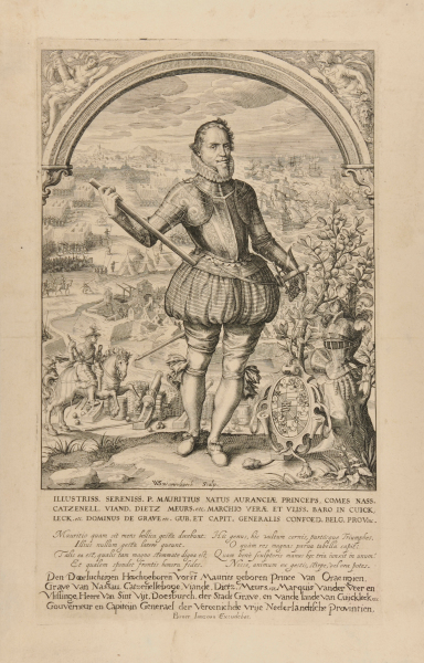 MAURICE DE NASSAU, PRINCE D'ORANGE, 1567-1625