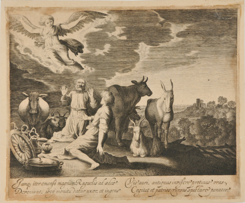 THE ANGEL DEPARTING FROM TOBIT AND TOBIAS