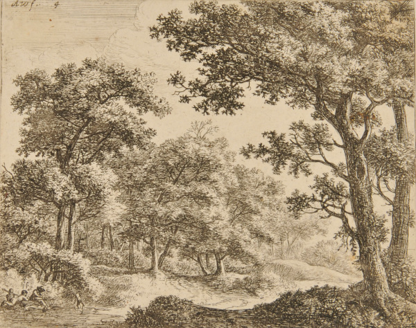 TWO BOYS AND THEIR DOG AT THE WATERSIDE