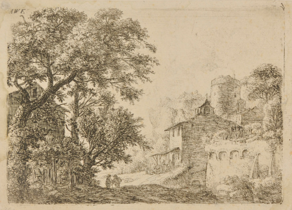 A GATEWAY UNDER TREES