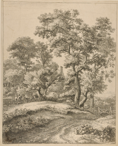 A MOTHER AND CHILDREN RESTING