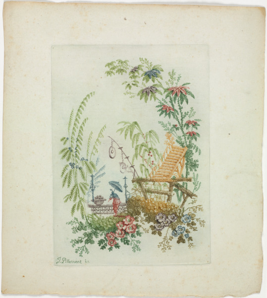 PLATE FROM THE SERIES "NEW SUITE OF NOTEBOOKS OF CHINESE DESIGNS FOR THE USE OF DESIGNERS AND PAINTERS"