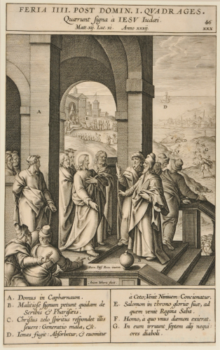 THE JEWS SEEK A SIGN FROM CHRIST