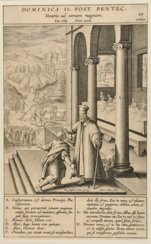 THE PARABLE OF THE ROYAL WEDDING FEAST; A SERVANT BRINGING THE MESSAGE