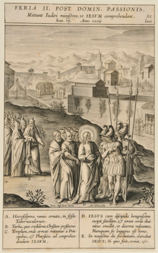 CHRIST TALKING TO THE GUARDS SENT TO ARREST HIM