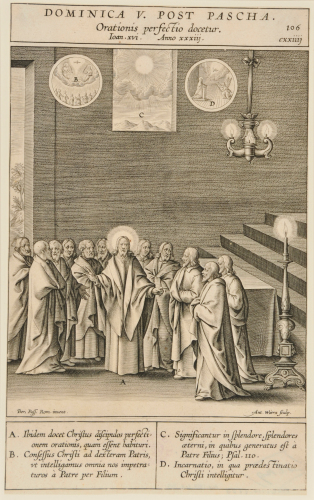 Dominica V post pascha orationis perfectio docetur