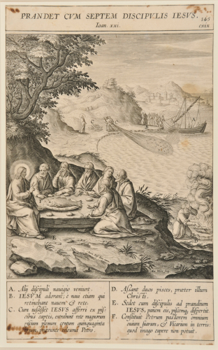 CHRIST HAVING A MEAL AT THE SEA OF TIBERIAS