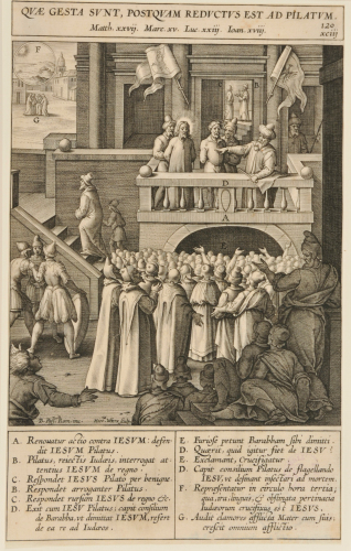 CHRIST AND PILATE BEFORE THE PEOPLE