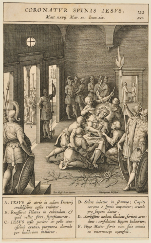 THE MOCKING OF CHRIST AND THE CROWNING WITH THORNS