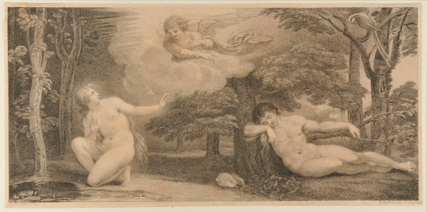 ADAM AND EVE AND THE ARCHANGEL RAPHAEL