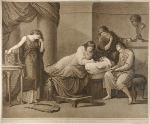 VIRGIL WRITING HIS EPITAPH