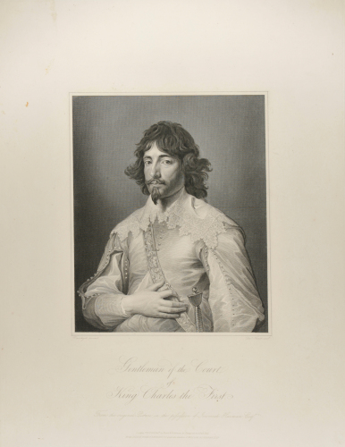 GENTLEMAN OF THE COURT OF KING CHARLES THE FIRST