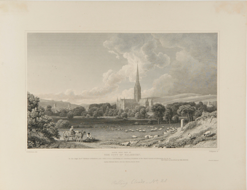 SOUTH WEST VIEW OF THE CITY OF SALISBURY