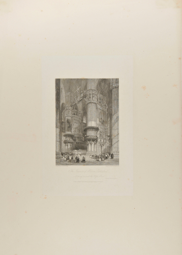 THE INTERIOR OF MILAN CATHEDRAL LOOKING TOWARD THE HIGH ALTAR