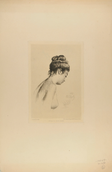 STUDY OF YOUNG WOMAN