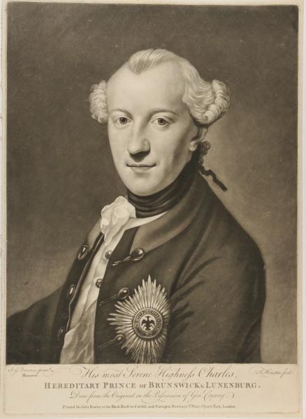 HIS MOST SERENE HIGHNESS CHARLES, HEREDITARY PRINCE OF BRUNSWICK AND LUNENBURGH