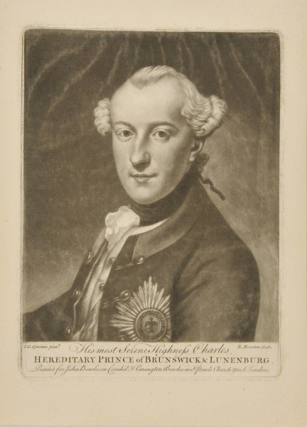 HIS MOST SERENE HIGHNESS CHARLES, HEREDITARY PRINCE OF BRUNSWICK AND LUNENBURG