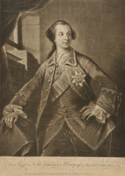 THE RIGHT NOBLE CHARLES, MARQUISS OF ROCKINGHAM