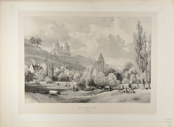 VUE DE LA CATHÉDRALE DE LAON