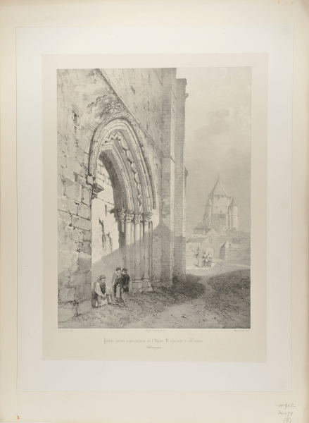 PORTAIL LATÉRAL SEPTENTRIONAL DE L'EGLISE ST. QUIRIACE À PROVINS