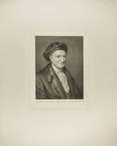 JOHANNES VULPATUS CAELATOR EXIMIUS ANN.LXVII