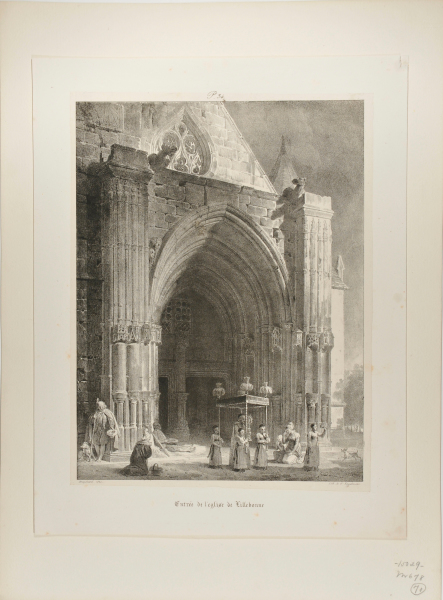 ENTRÉE DE L'EGLISE DE LILLEBONNE