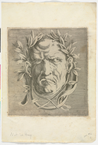 PLATE FROM THE SERIES "BOOK OF VARIOUS MASKS FOR PAINTERS, SCULPTORS, AND INGENIOUS MEN"