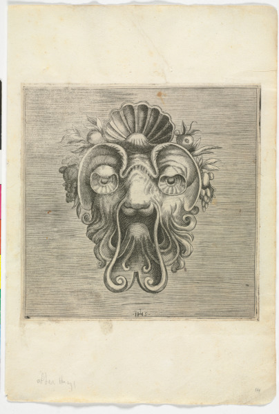 PLATE FROM THE SERIES "BOOK OF VARIOUS MASKS FOR PAINTERS, SCULPTORS, AND INGENIOUS MEN"