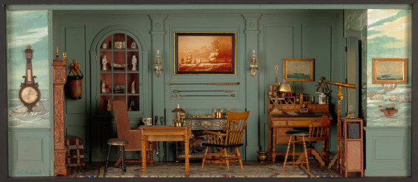 New England Sea Captain's Study, 1820-1850