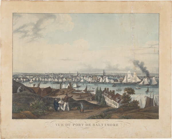 VIEW OF THE PORT OF BALTIMORE