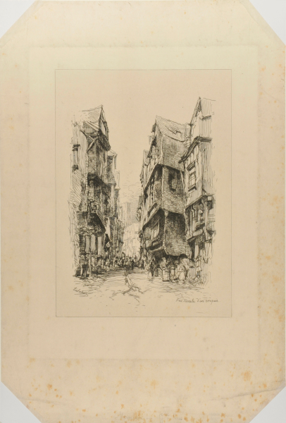 MAIN STREET IN MORLAIX