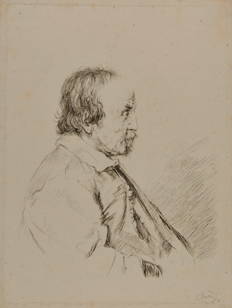 PROFILE PORTRAIT OF A MAN