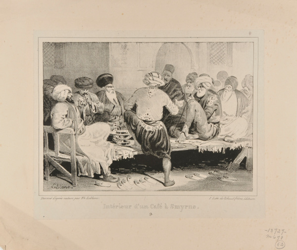 Intérieur d’un Café à Smyrne