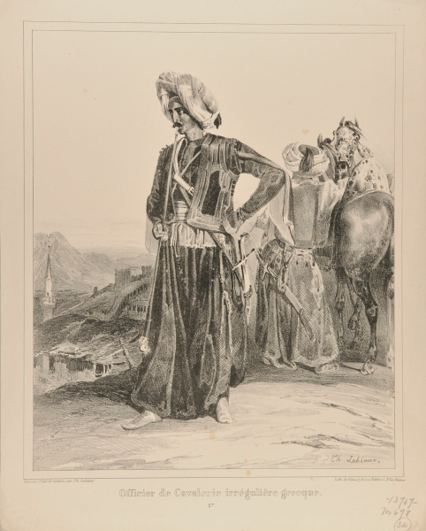 OFFICIER DE CAVALERIE IRRÉGULIÈRE GRECQUE