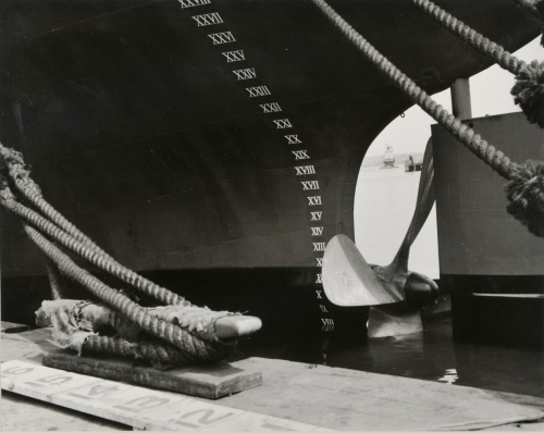 SHIP LAUNCHING IN PORTLAND, MAINE