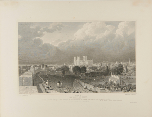 S.W. VIEW OF THE CITY OF YORK
