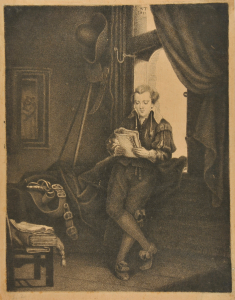 PORTRAIT OF SIR EDWARD ASTLEY AS REMBRANDT'S BURGOMASTER JAN SIX