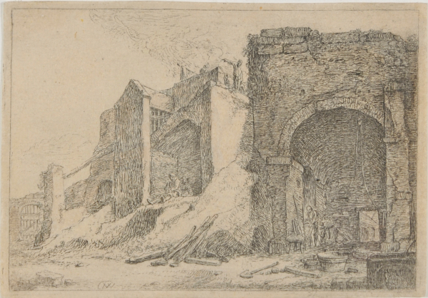 THE BLACKSMITH'S SHOP