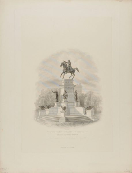 THE WASHINGTON MONUMENT, RICHMOND, VA