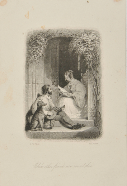 WHEN OTHER FRIENDS ARE ROUND THEE