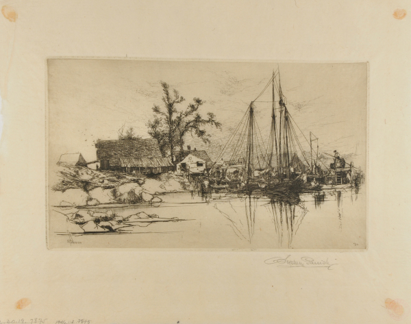 ARRIVAL OF FISHING BOATS, GLOUCESTER