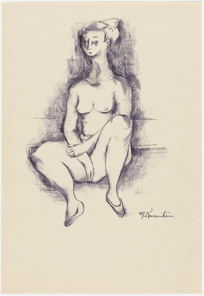 SEATED NUDE WOMAN